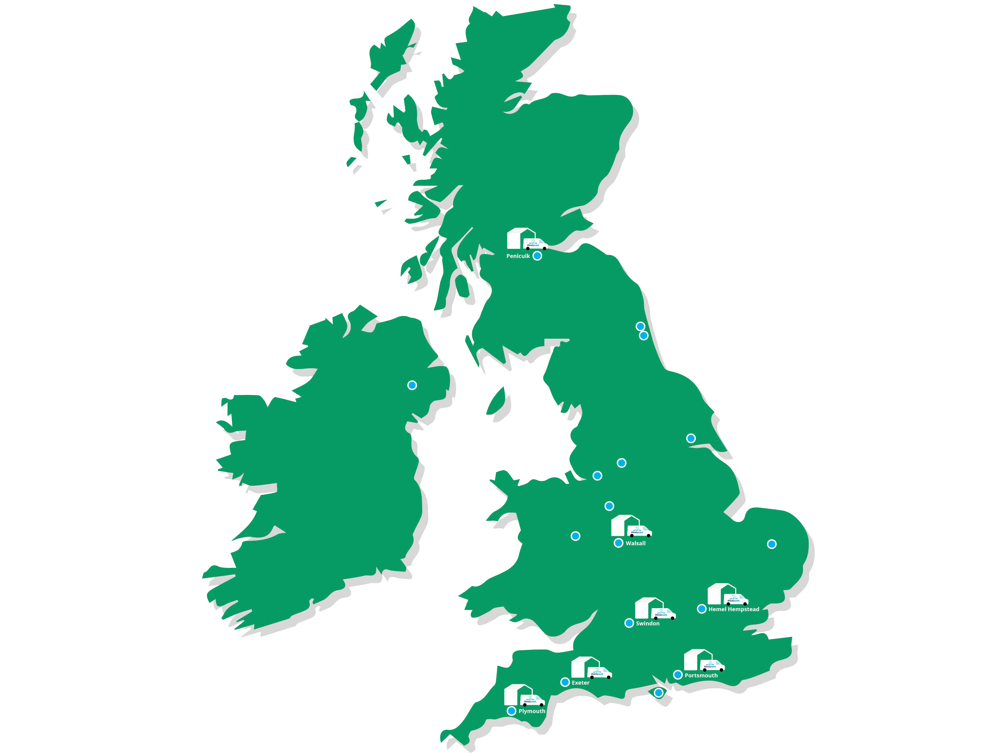 Water cooler delivery in England, Wales and Scotland