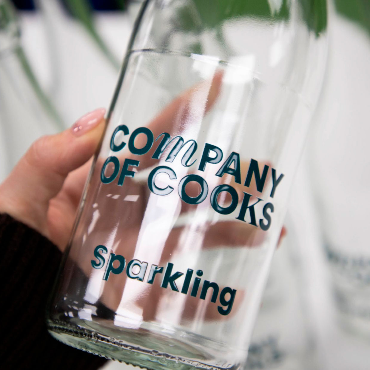 Personalised Printed Glass Bottles For Sparkling Water