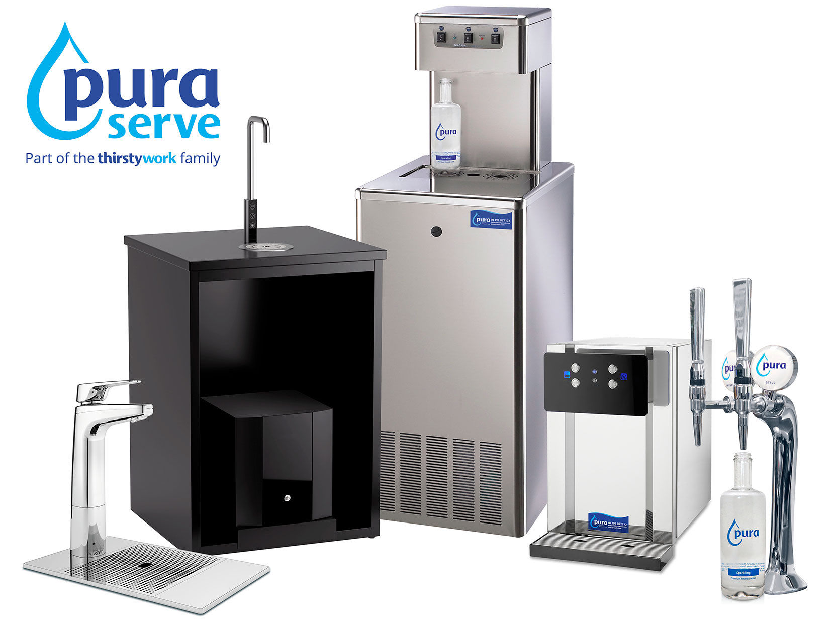 PuraServe Water Bottling Systems for Hospitality and Catering Venues