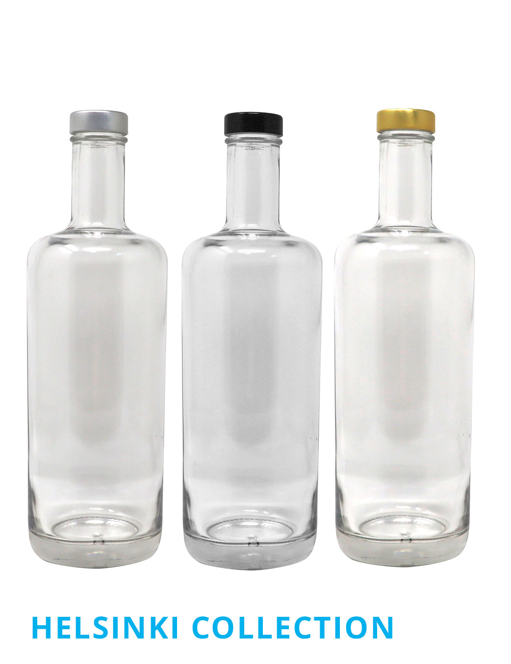 Helsinki Personalised Refillable Glass Bottles