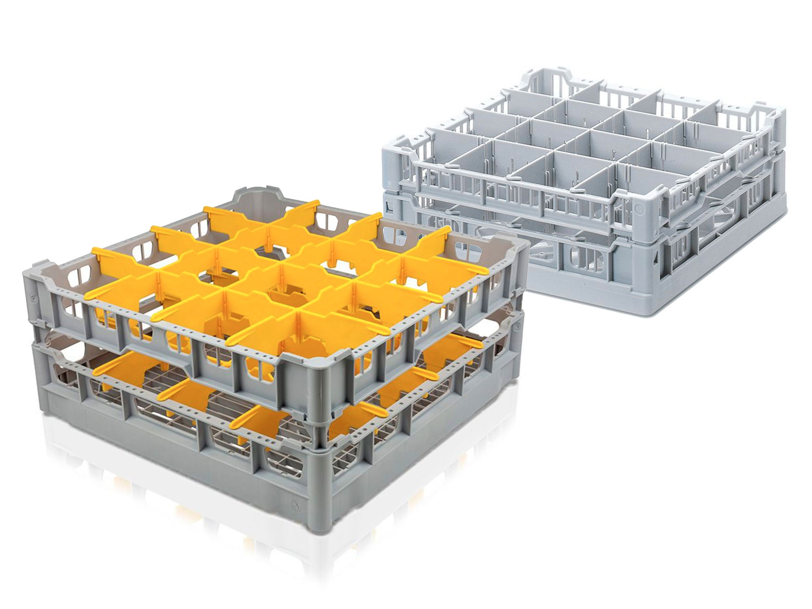 400mm and 500mm commercial glasswasher trays